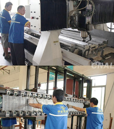 深圳中亞鋁業深加工車間-鋁型材生產廠家